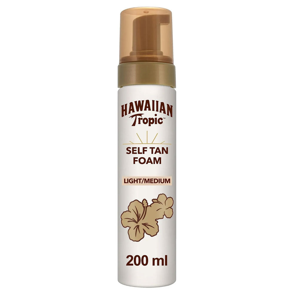Hawaiian Tropic Self Tanning Foam Light Medium 200ml EXP 01/25